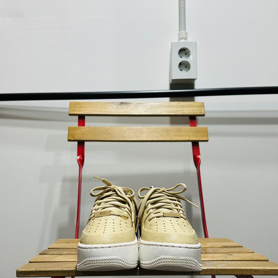 235) 나이키 운동화 여성 여자 신발 에어 포스 1 세이지 로우 데저트 상품이미지2