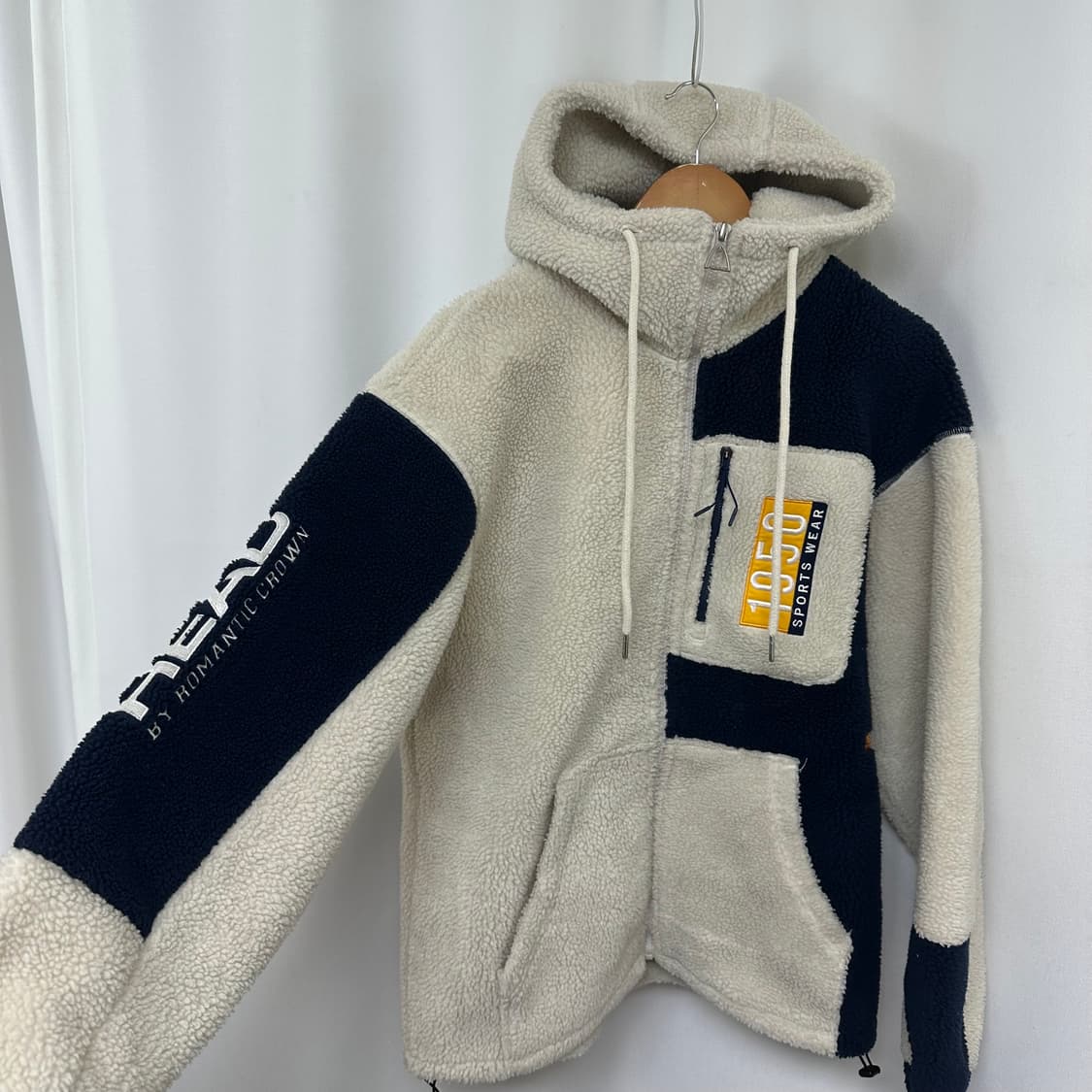   헤드 공용 뽀글이 도톰한 후드집업 자켓 S 상품이미지2