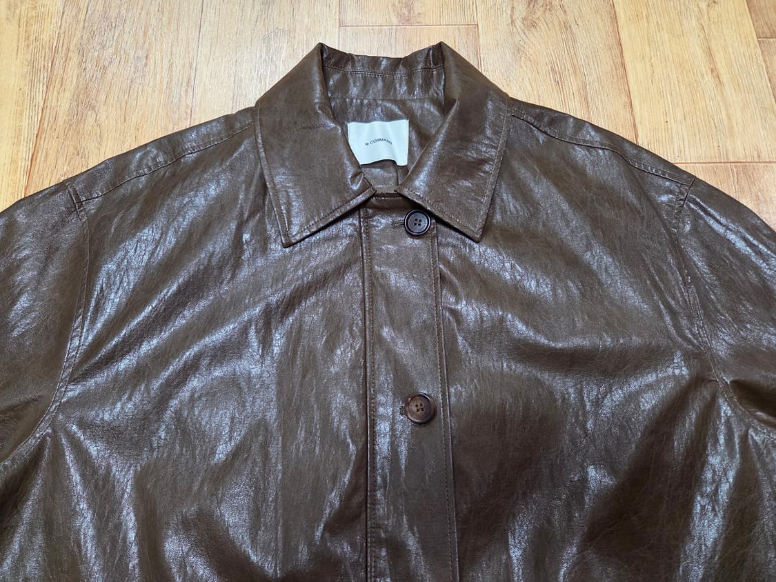 르꼬르망(le cormang) 세상가벼운 가죽자켓 프리사이즈 상품이미지6