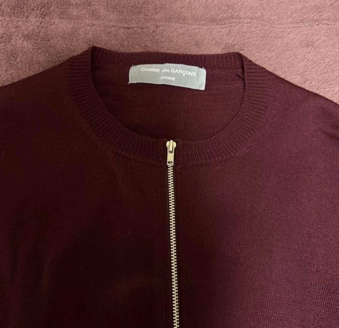 다나카 옴므 니트 블루종 상품이미지2