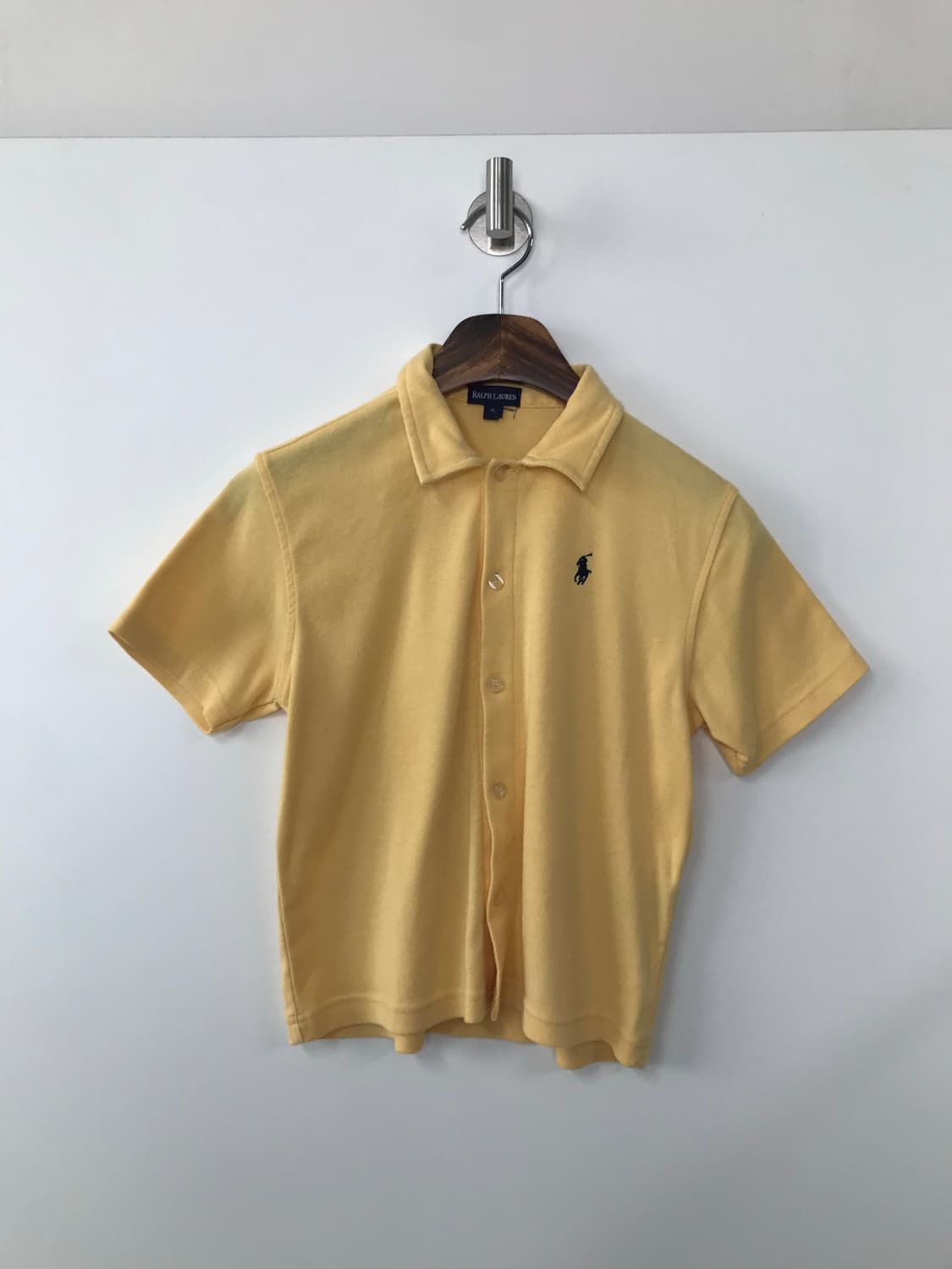 폴로 랄프로렌 옐로우 반팔 니트 가디건 상품이미지2