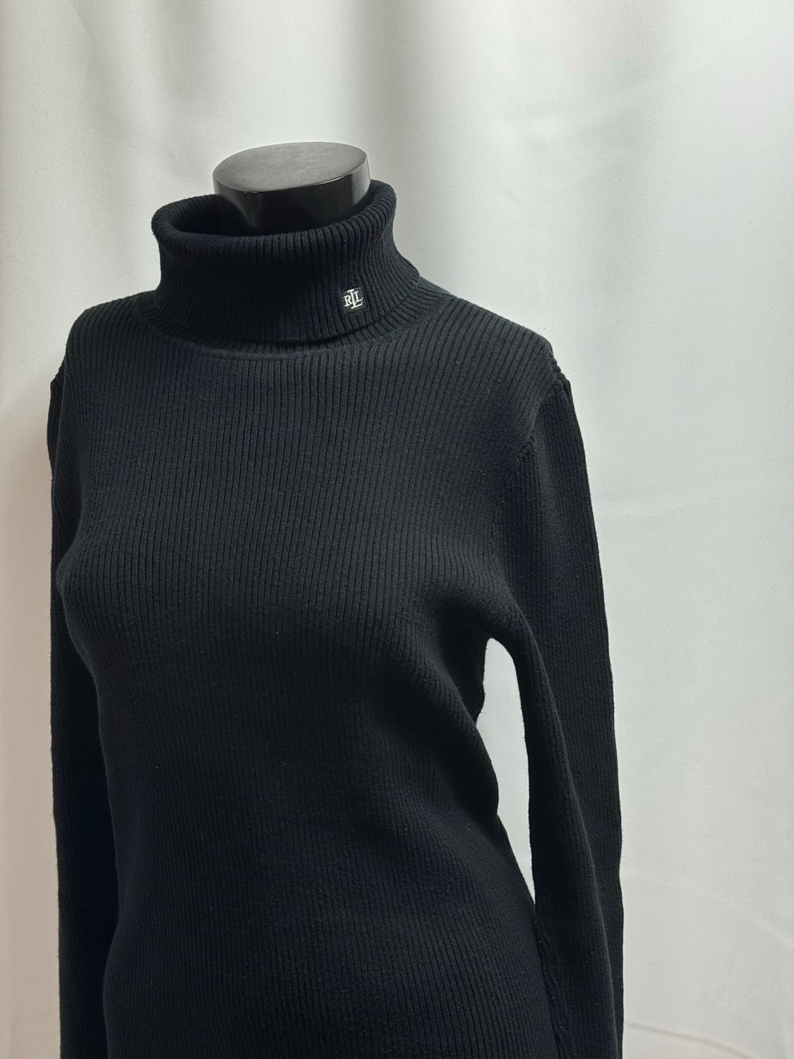 lauren ralph lauren 터틀넥 니트 블랙 상품이미지2