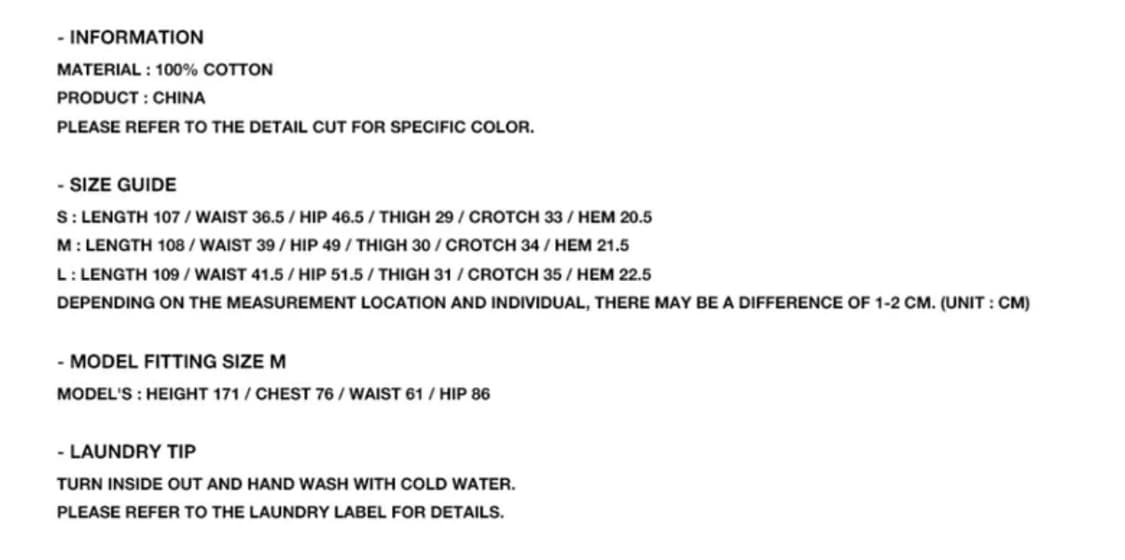 앤디아더 세미 스트레이트 데님진 블루 상품이미지3