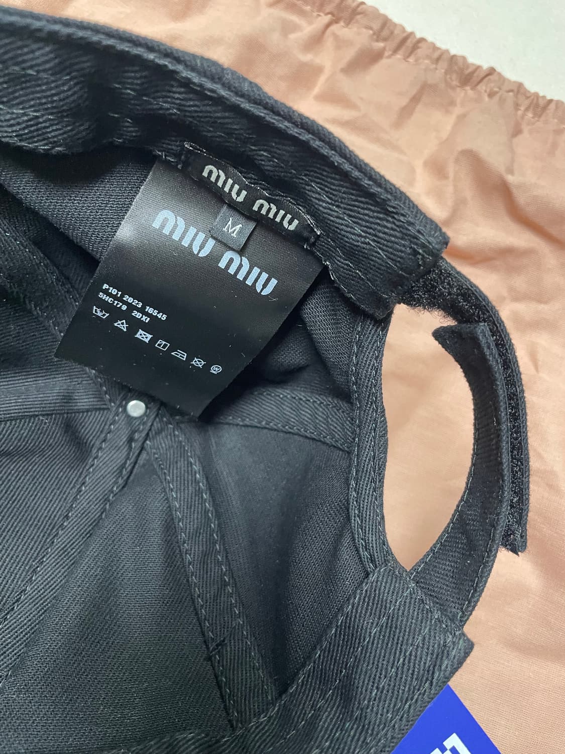 미우미우 장원영 볼캡 M사이즈 상품이미지4