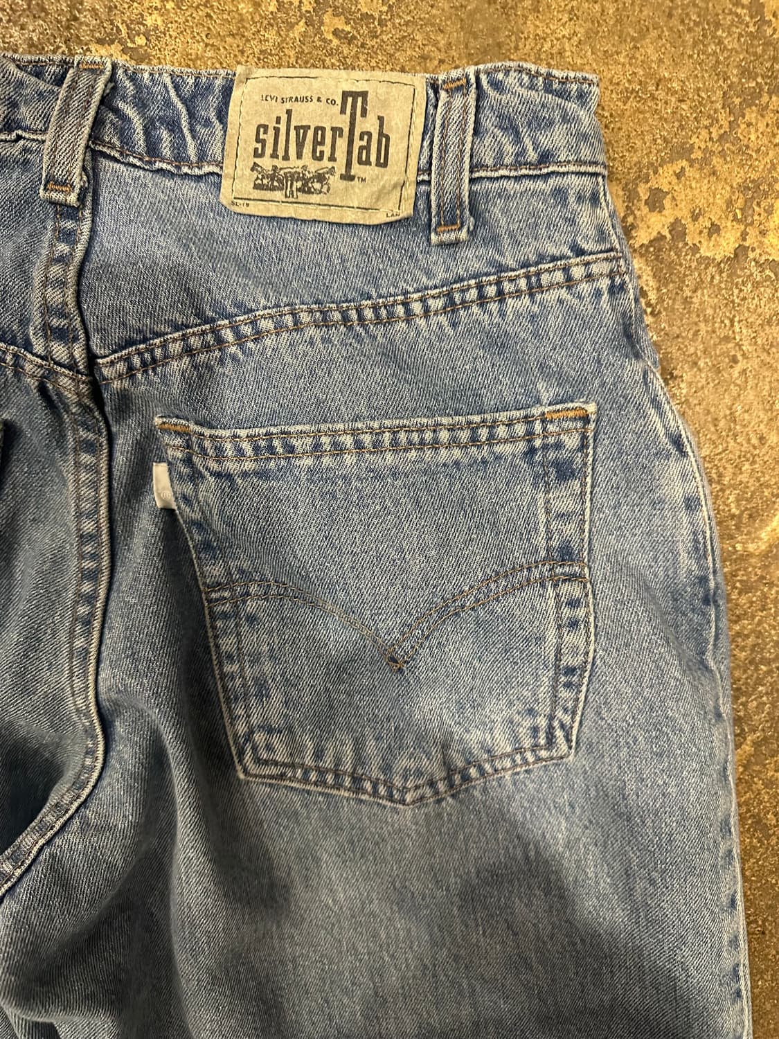 빈티지 90s 리바이스 실버탭 배기 메가와이드 팬츠 상품이미지3