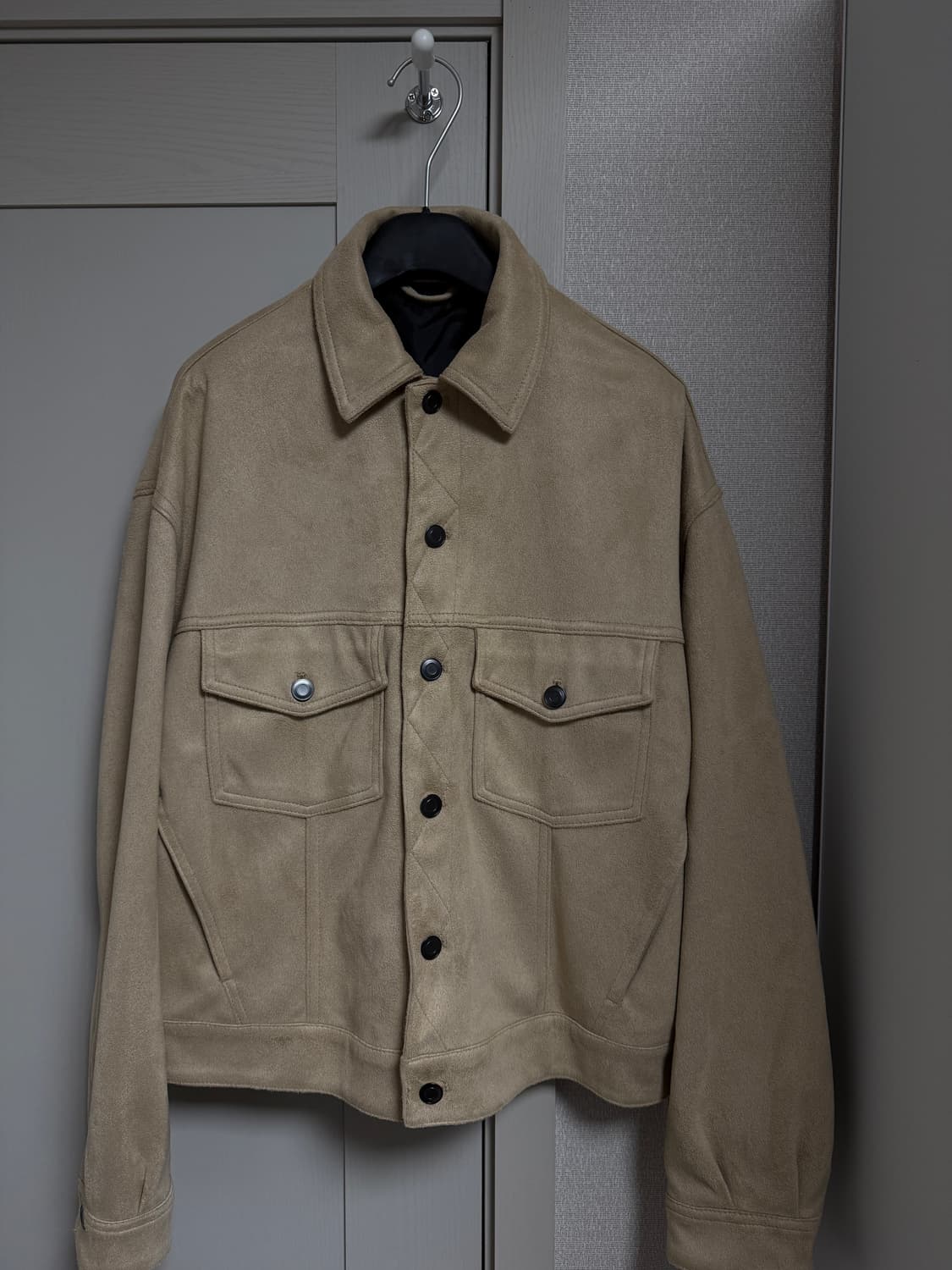 자라 스웨이드 자켓 베이지 상품이미지2