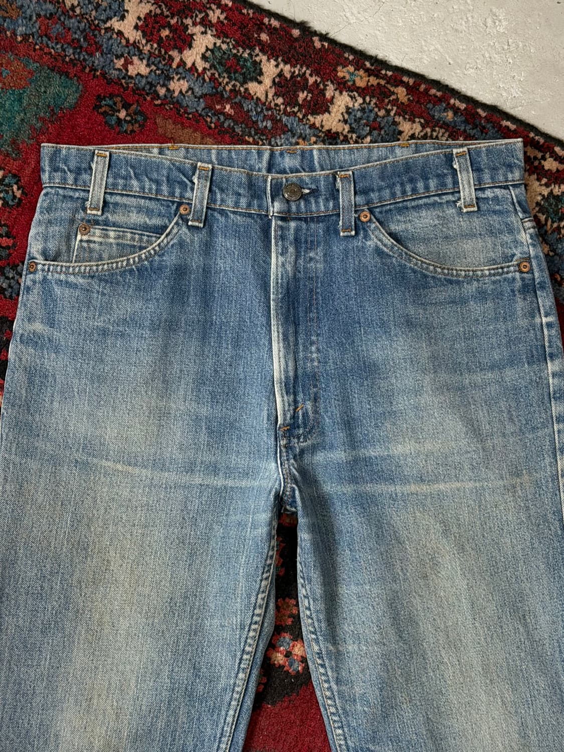 80's USA 빈티지 리바이스 517 오렌지탭 체인스티치 상품이미지5