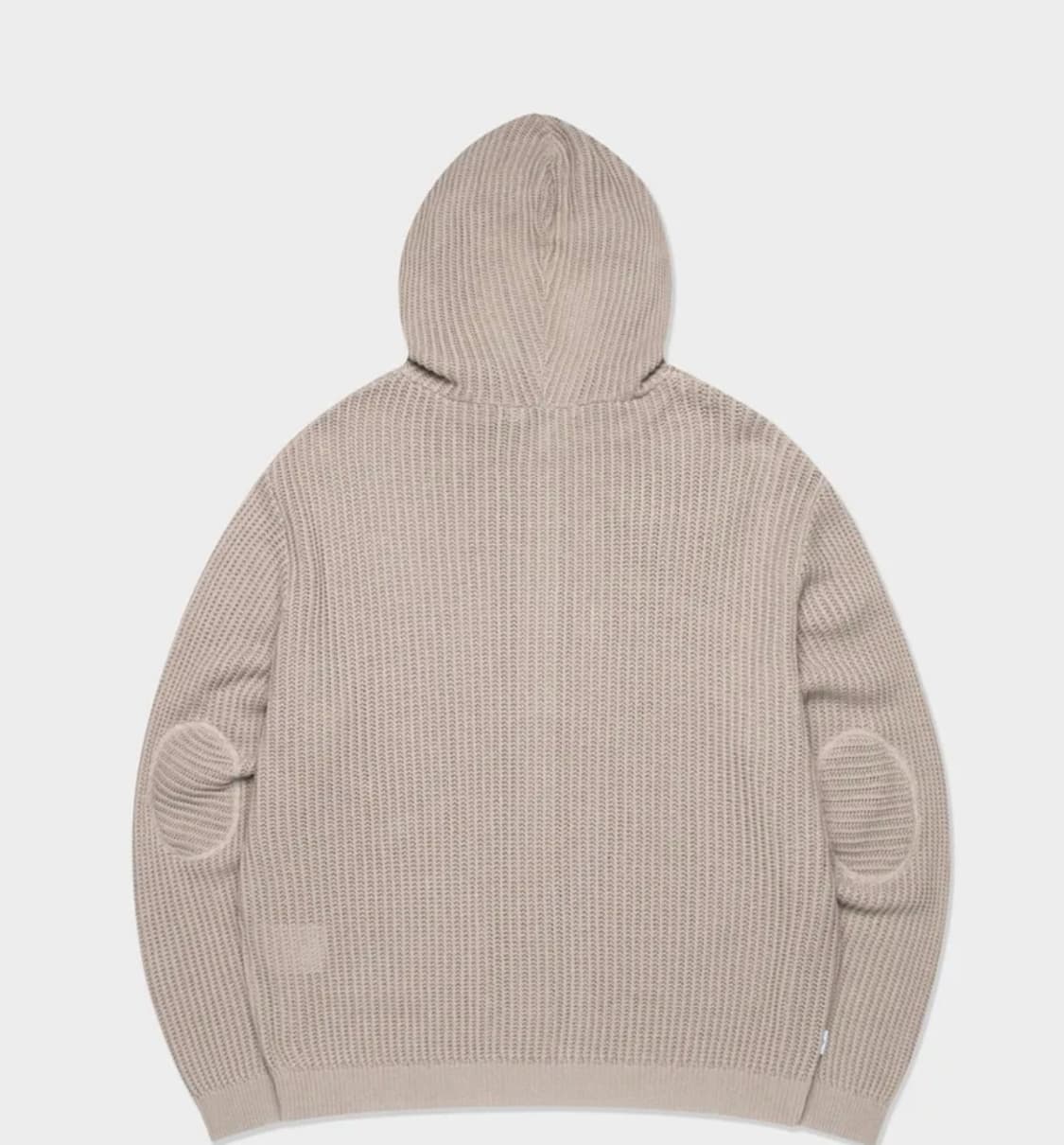 [100]LMC KNIT ZIP-UP HOODIE dark beige 상품이미지4