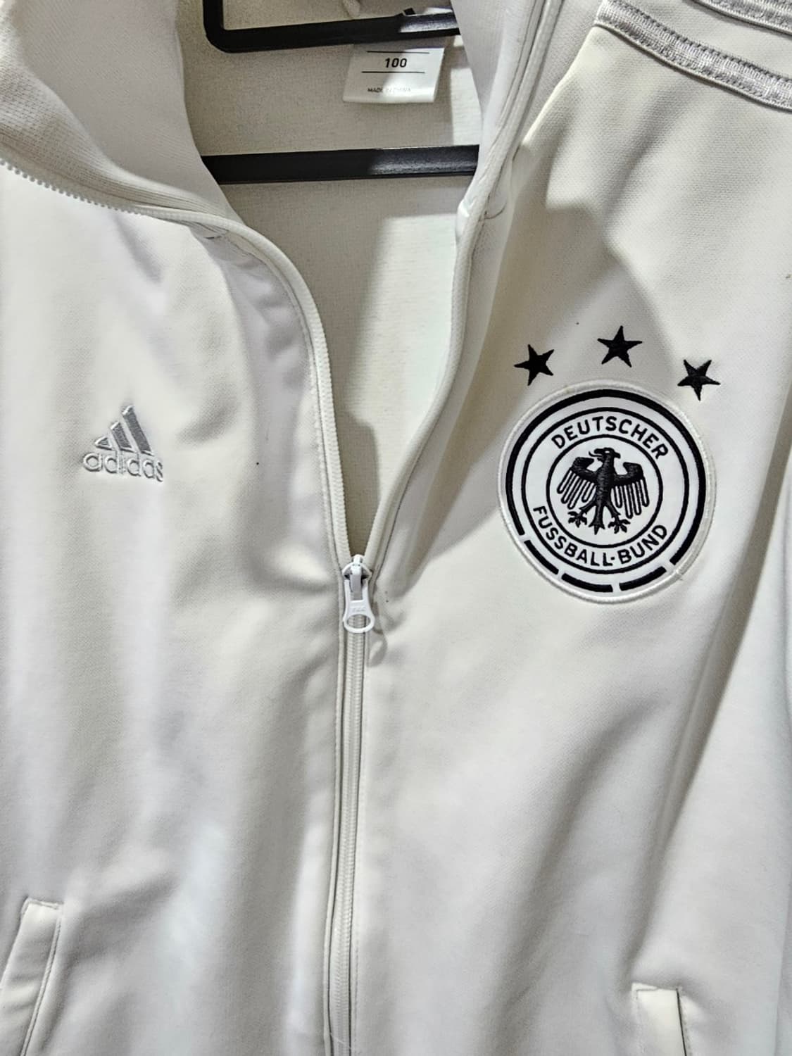 아디다스 대장 독일 실버 화이트 트랙탑 집업 95~100 / M~L 상품이미지3