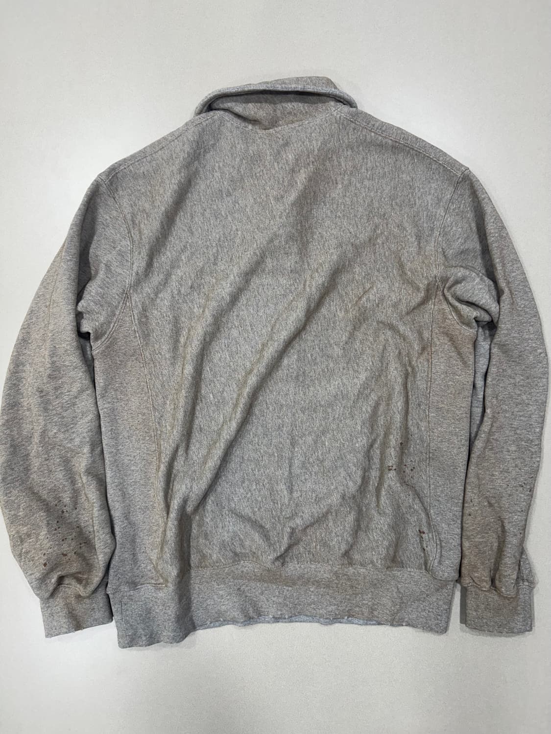 BEHEAVYER DISTRESSED QUARTER ZIP SWEAT 상품이미지3
