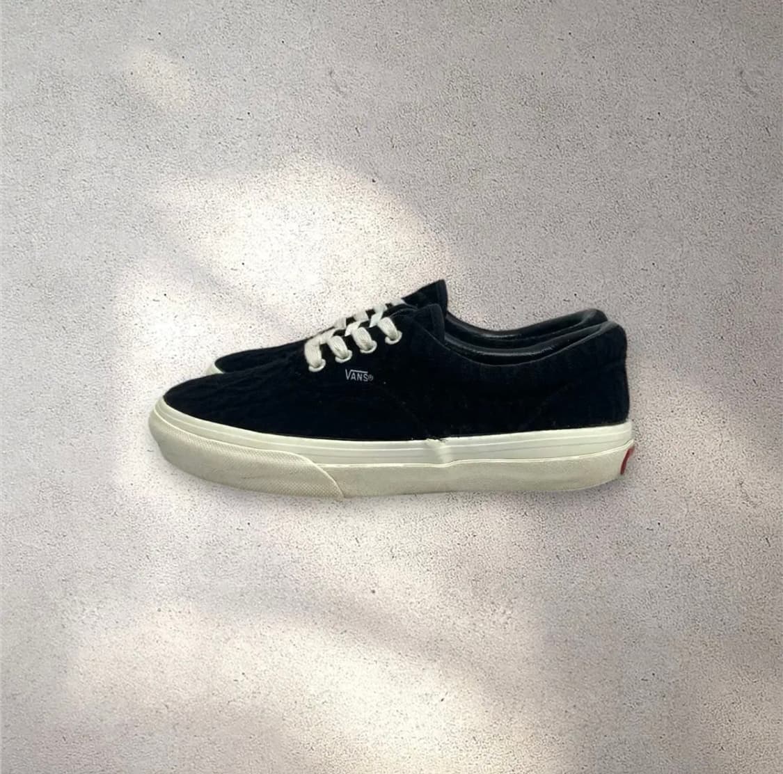 [225] 반스 에라 크로쉐 니트 스니커즈 블랙 (No.519) 상품이미지3