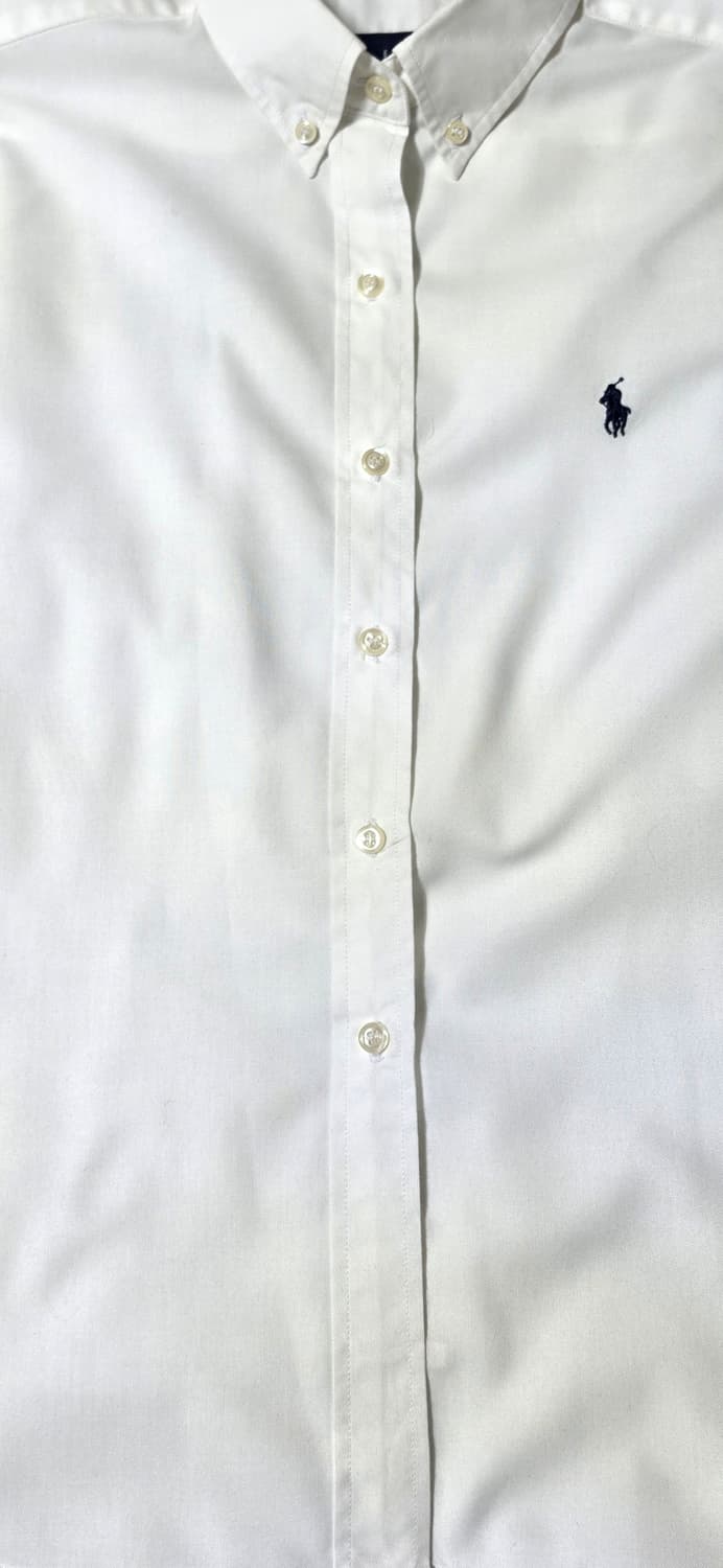 폴로 랄프로렌 화이트 반팔 셔츠 XL 상품이미지4
