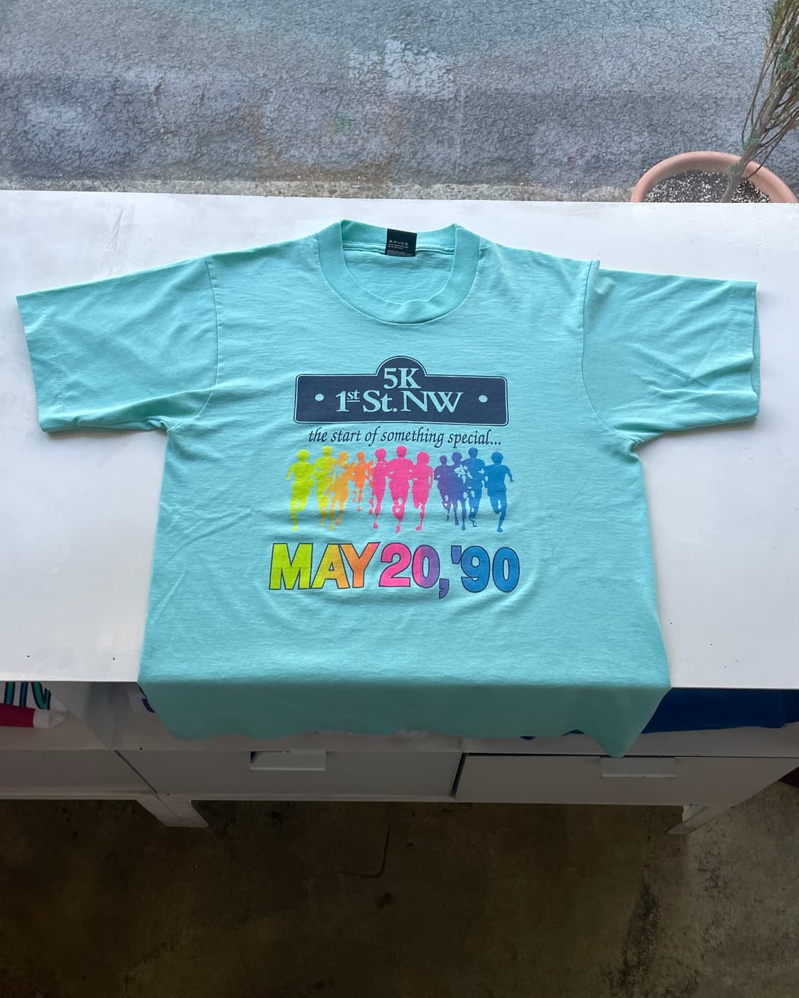 90 “1st Street Northwest 5K Run” T-shirt 상품이미지4
