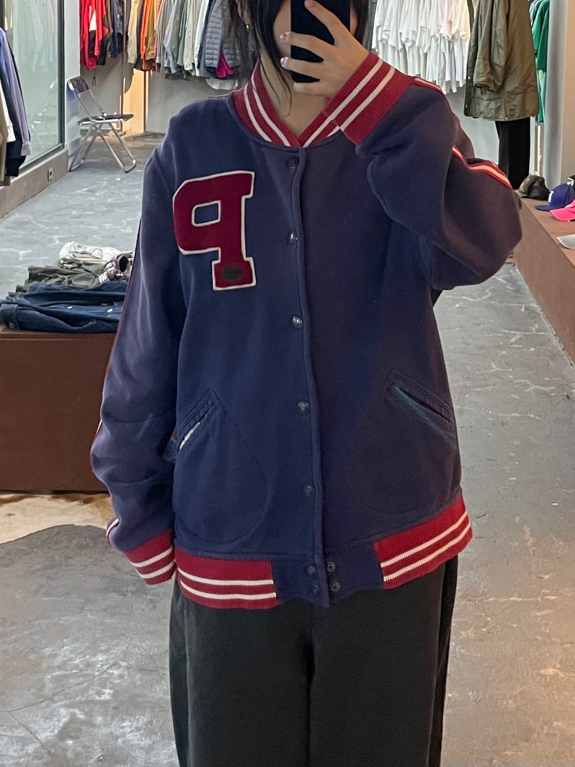 폴로 랄프로렌 P로고 바시티 자켓 H2071 상품이미지1