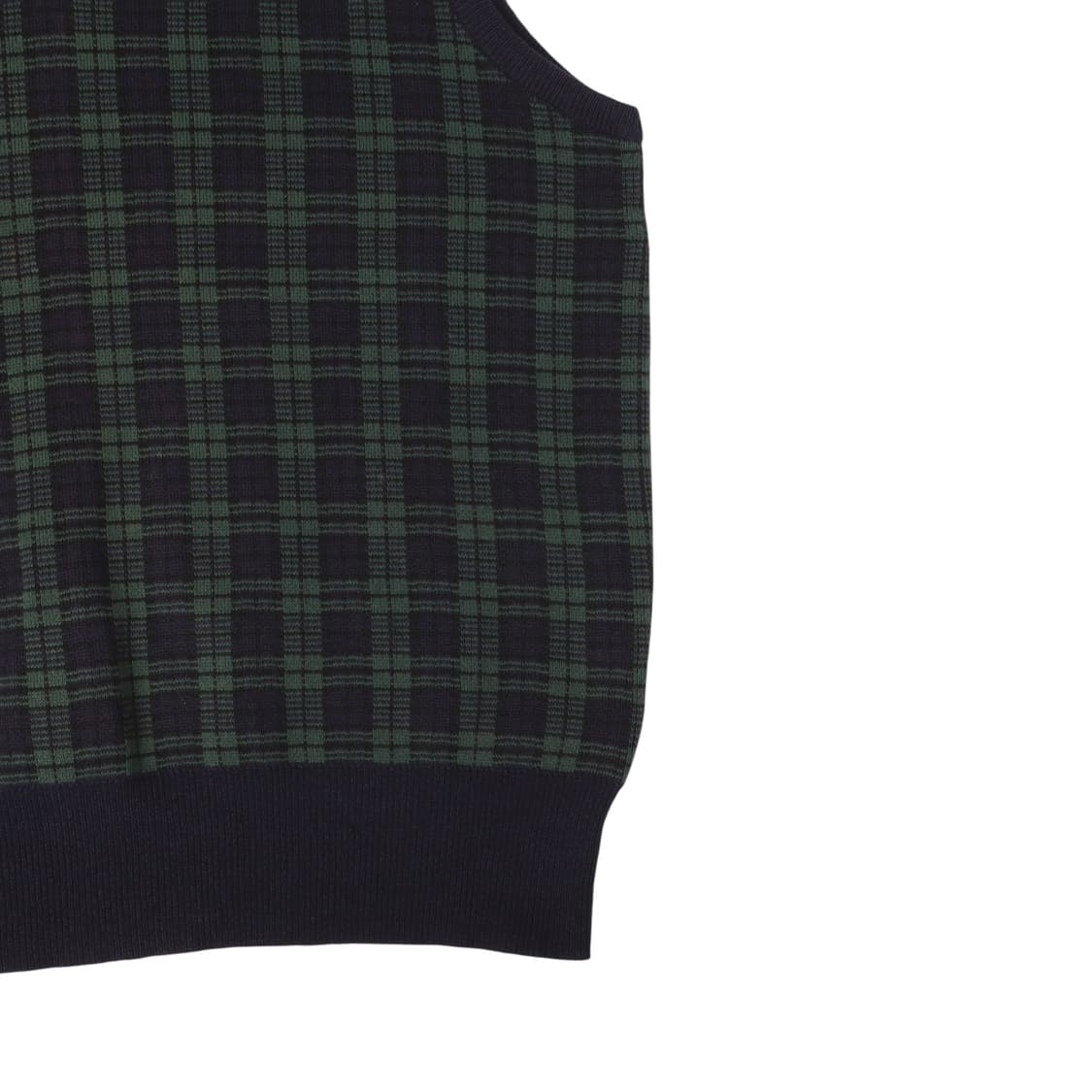 90s 폴로 랄프로렌 그린 타탄체크 니트 베스트 상품이미지4