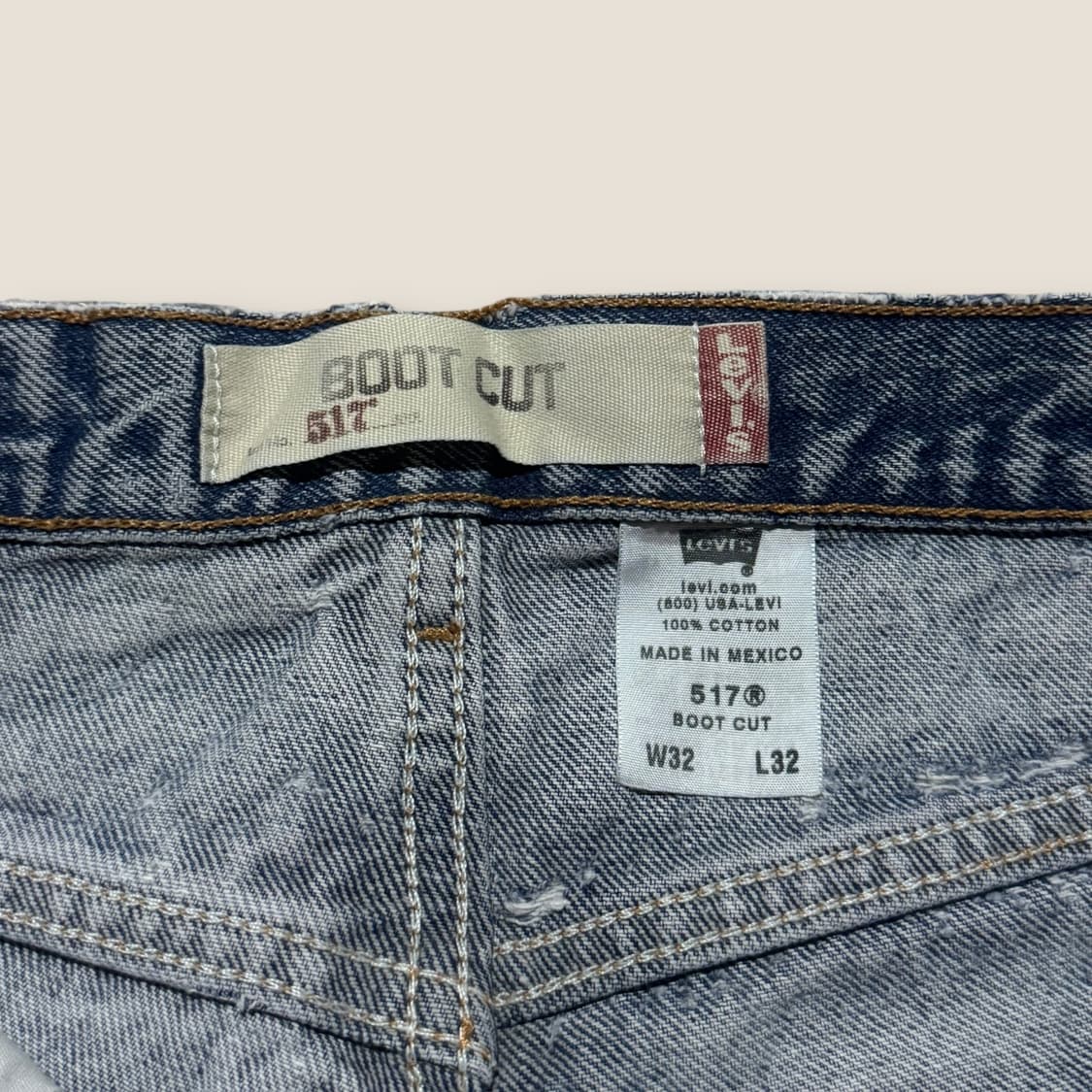 00s 리바이스 517 부츠컷 데님 W32 상품이미지8
