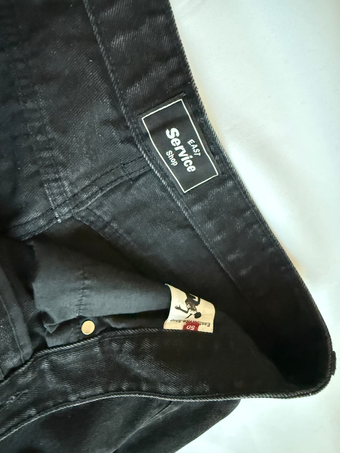 이스트서비스샵 벌룬 데님 팬츠 블랙 (50) 상품이미지1