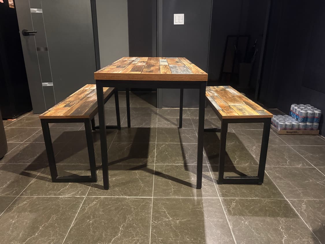 [중고] 테이블 + 2인용의자 2개 상품이미지4