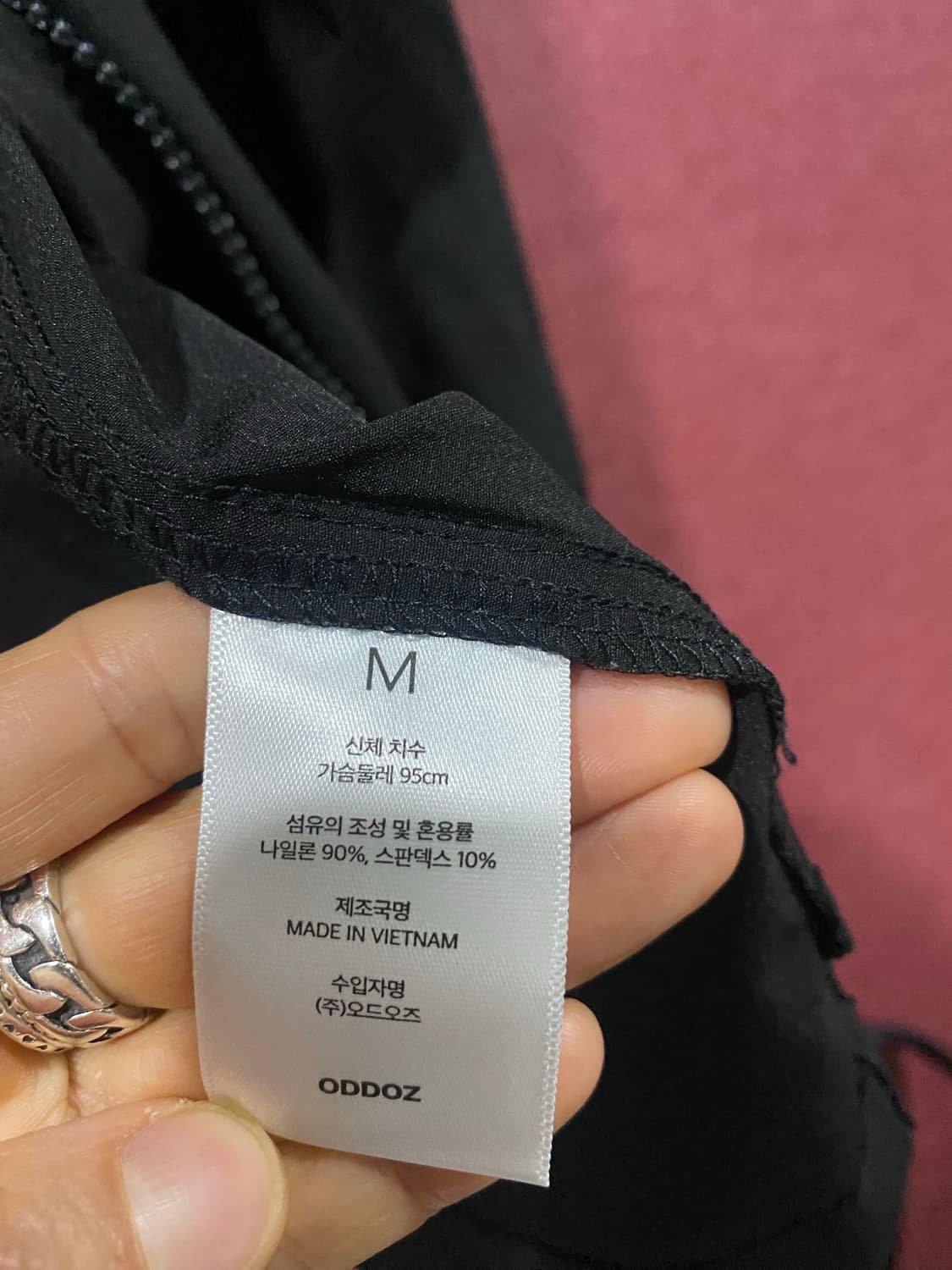 ODD OZ 셔츠형 집업 자켓 블랙 M 상품이미지5