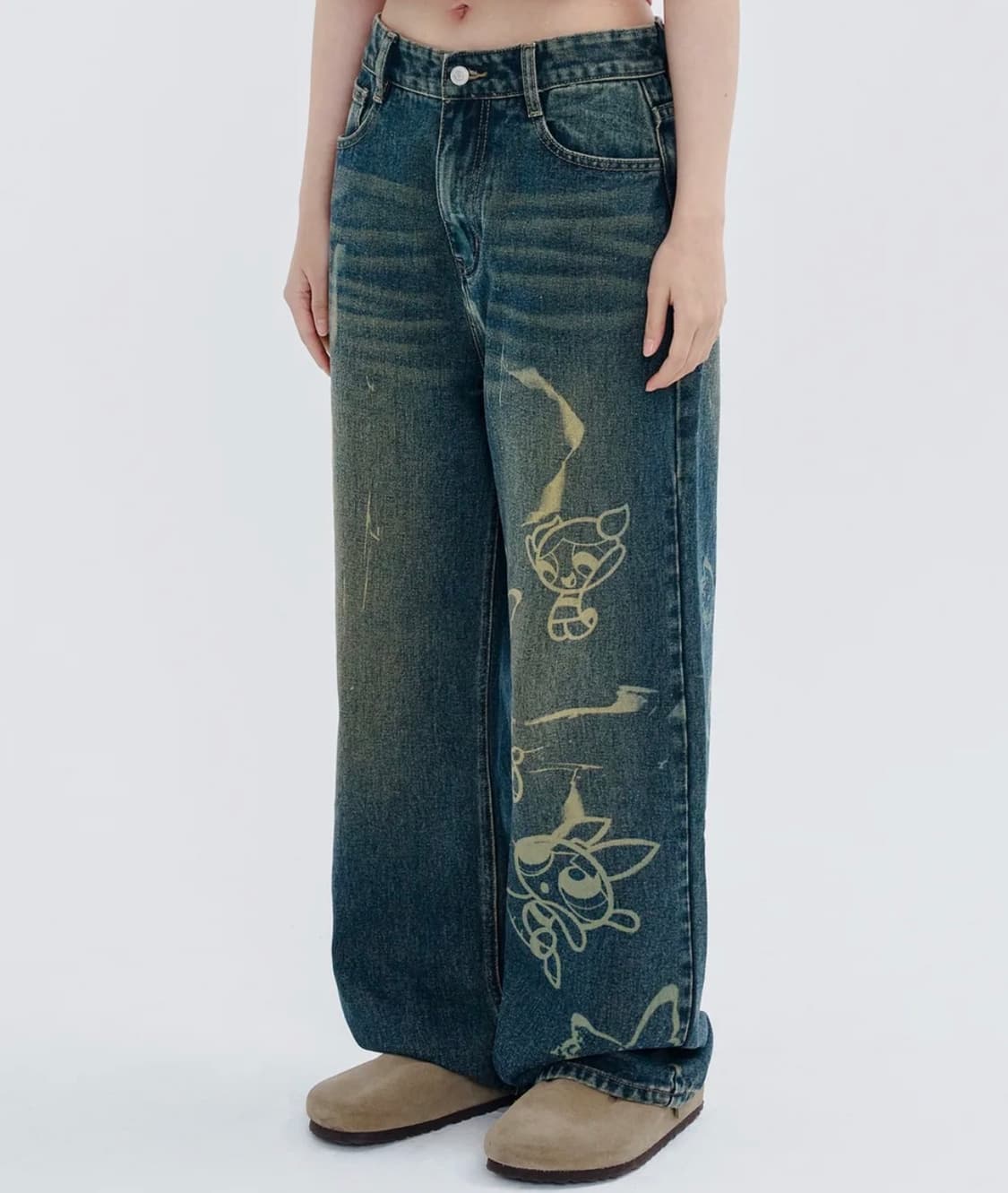 [PPG X FANCY] 퓨리티 와이드 데님 팬츠 상품이미지3