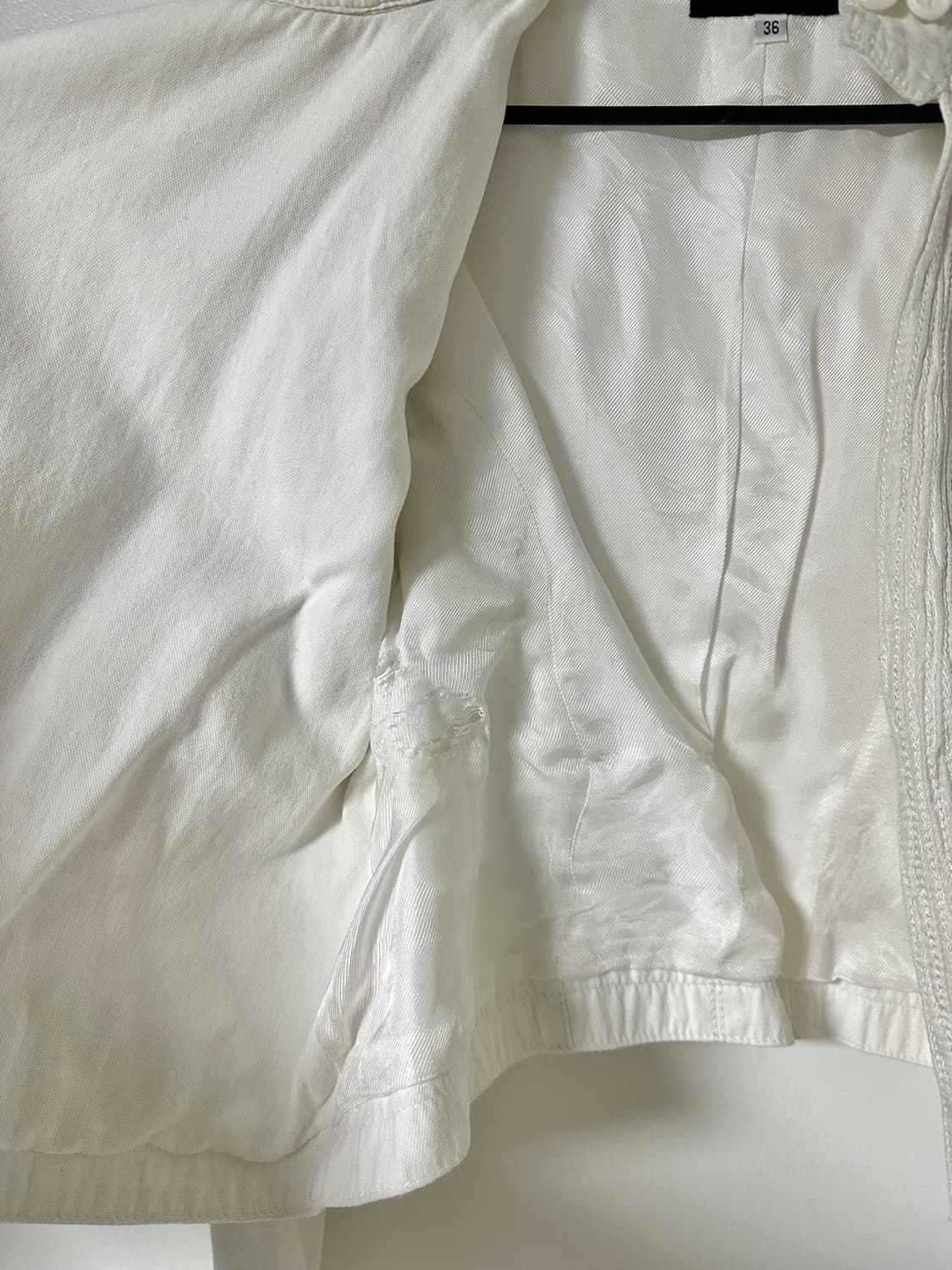 앤 드뮐미스터 아카이브 피스 화이트 자켓 상품이미지4