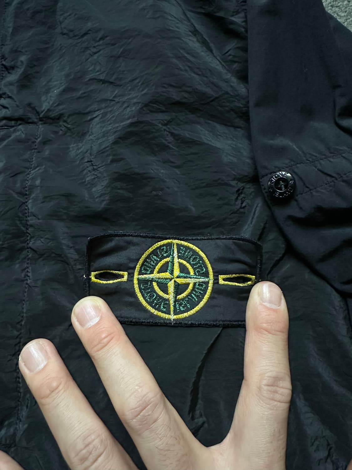 스톤아일랜드 나슬란 나일론 메탈 후드 집업 L 상품이미지5