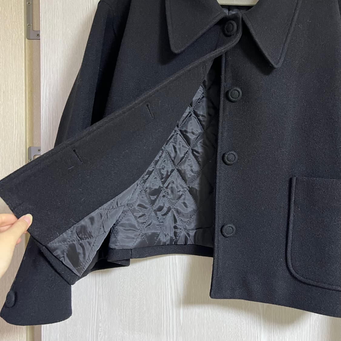 커먼유니크 누빔 숏코트 하객룩자켓 상품이미지2