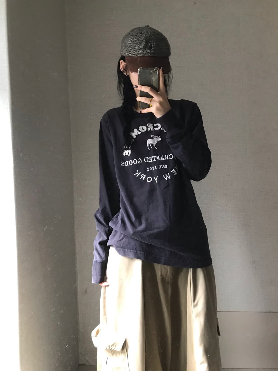 아베크롬비 네이비 롱슬리브 상품이미지3