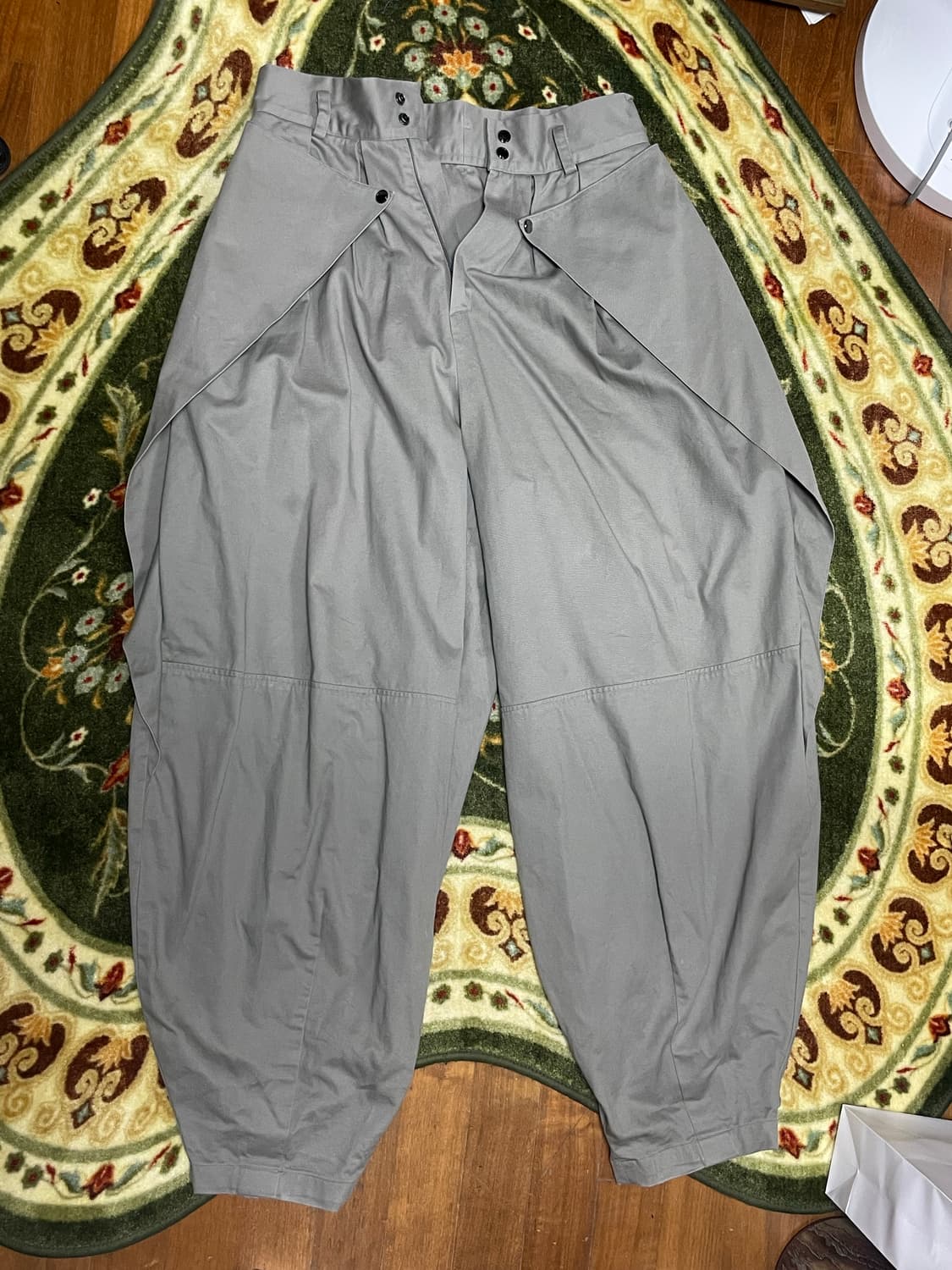 삼양쉐이드 스커트 벌룬 팬츠 와인 상품이미지4