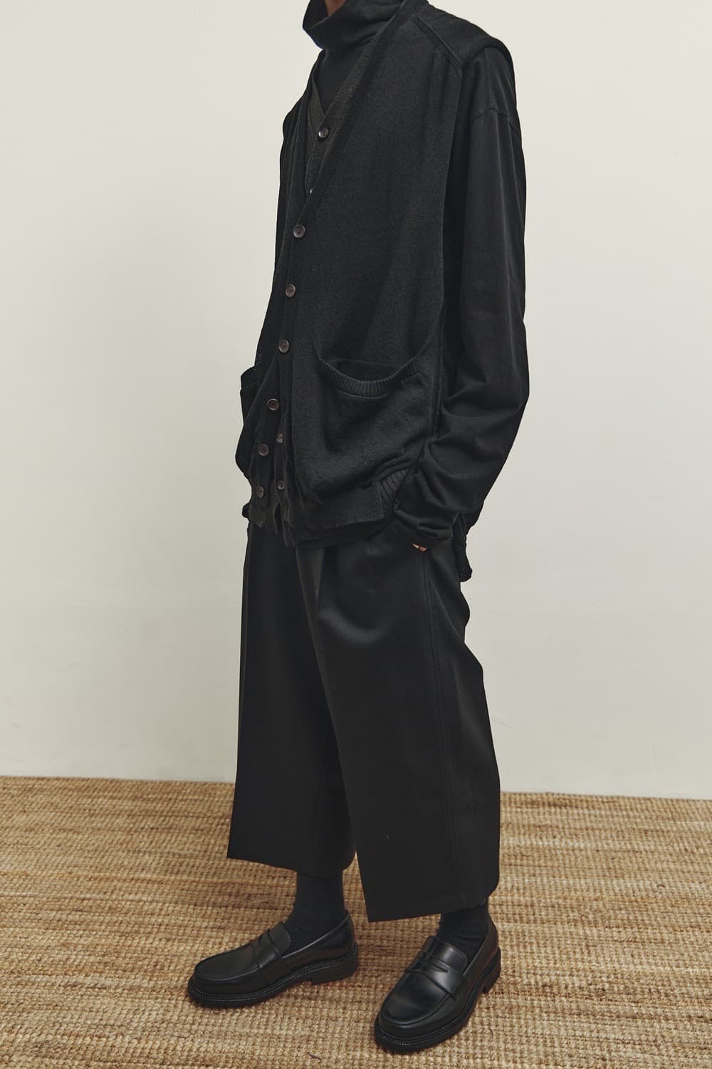 유스랩  더블 레이어드 니트 베스트 상품이미지2