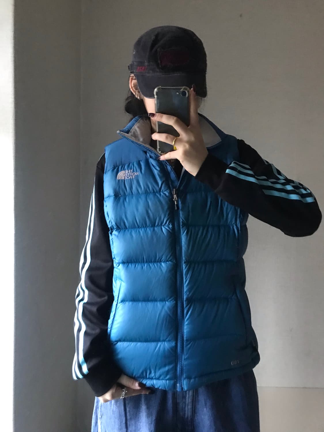 노페 연하늘 눕시 패딩조끼 상품이미지5