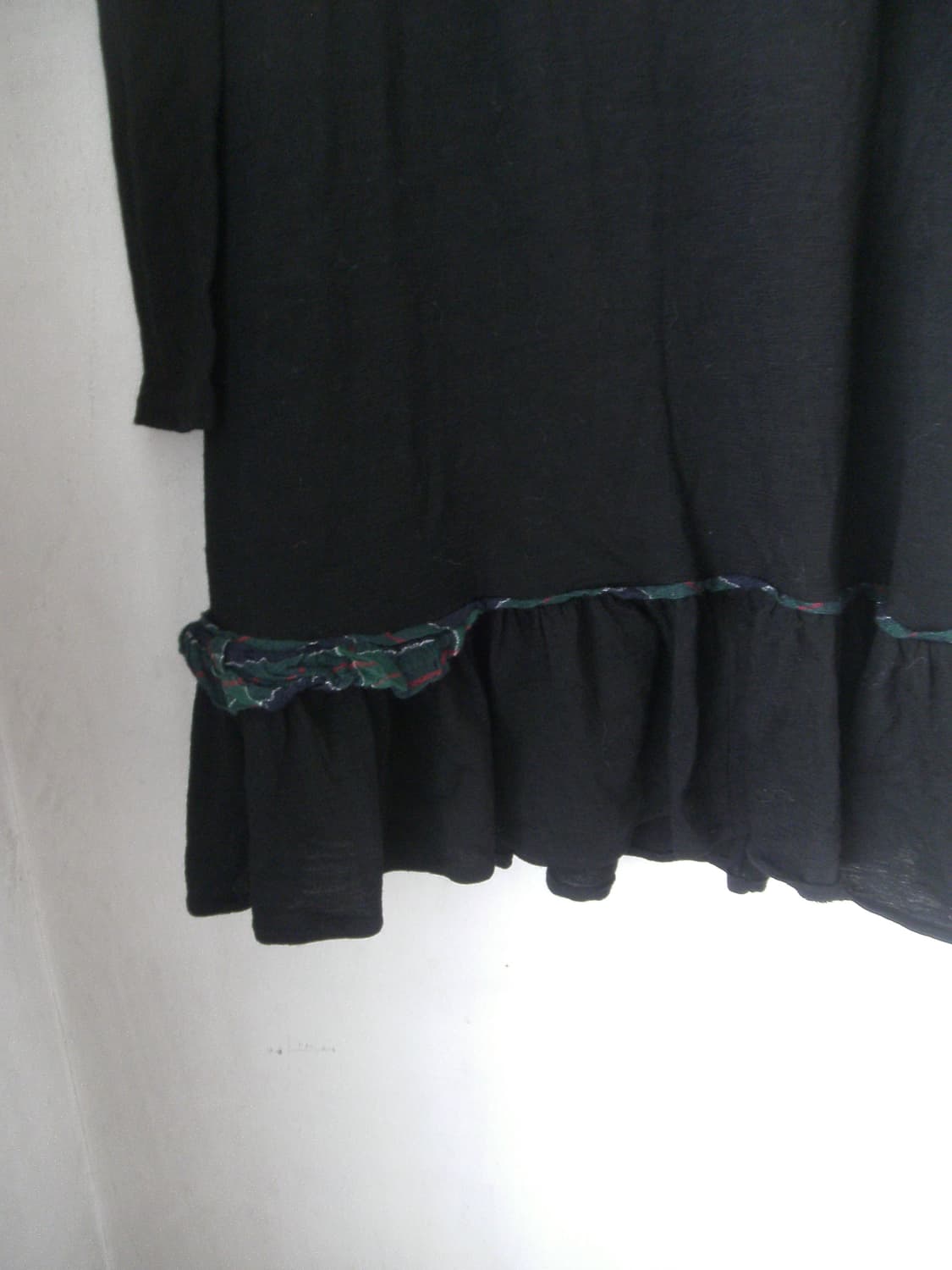 sunao kuwahara check frill dress 상품이미지1