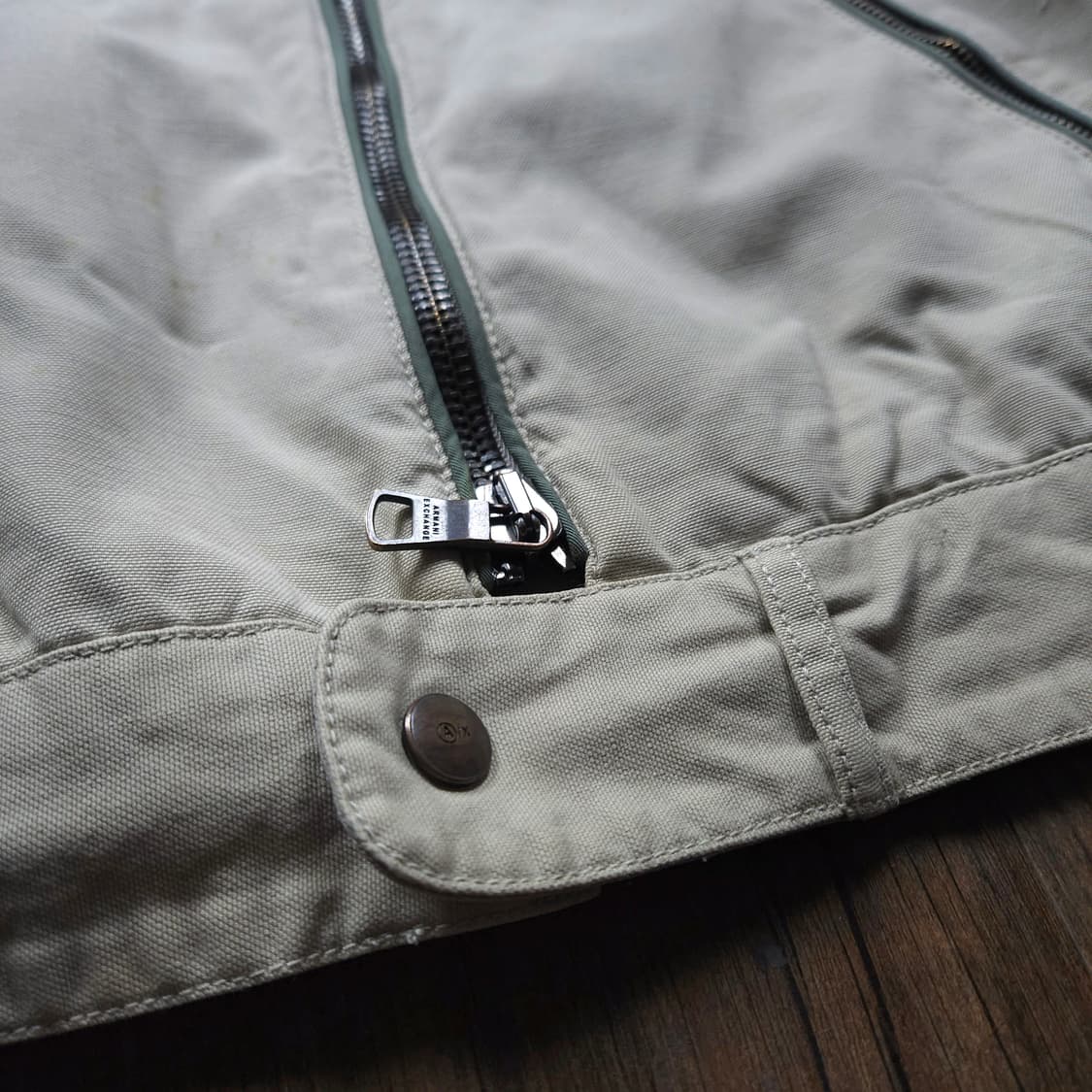 아르마니 익스체인지 아카이브 카페레이서 바이커 자켓 상품이미지3