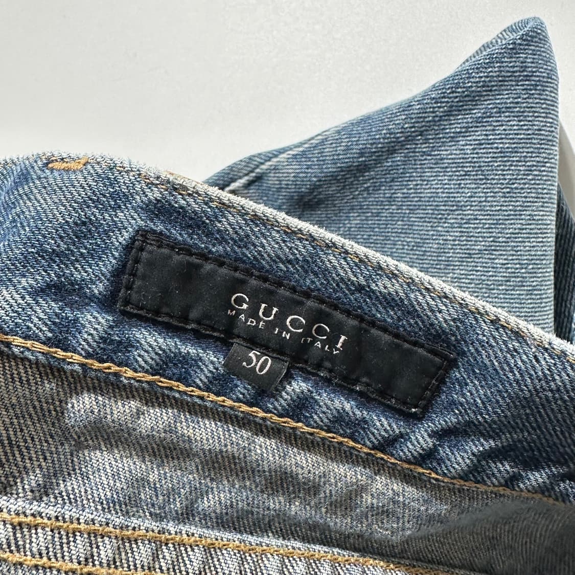 (매장판) 구찌 디스트레스 데님 팬츠 상품이미지4