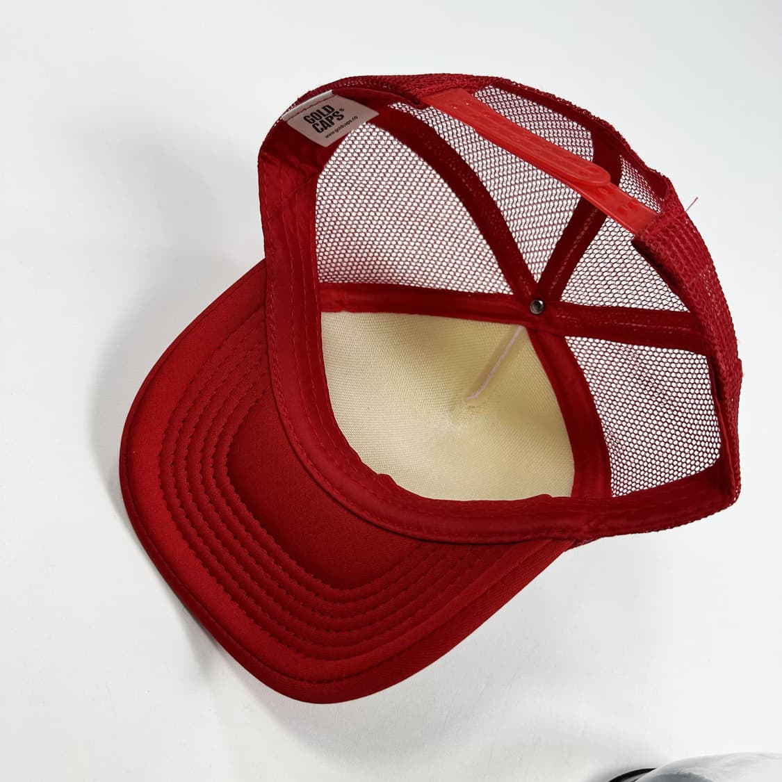 VTG 빈티지 레드 메쉬 볼캡 모자 상품이미지4