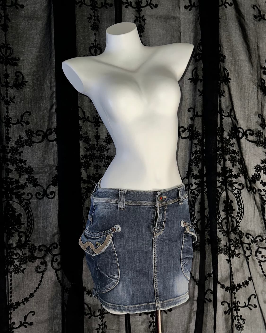 Western cargo skirt 상품이미지1