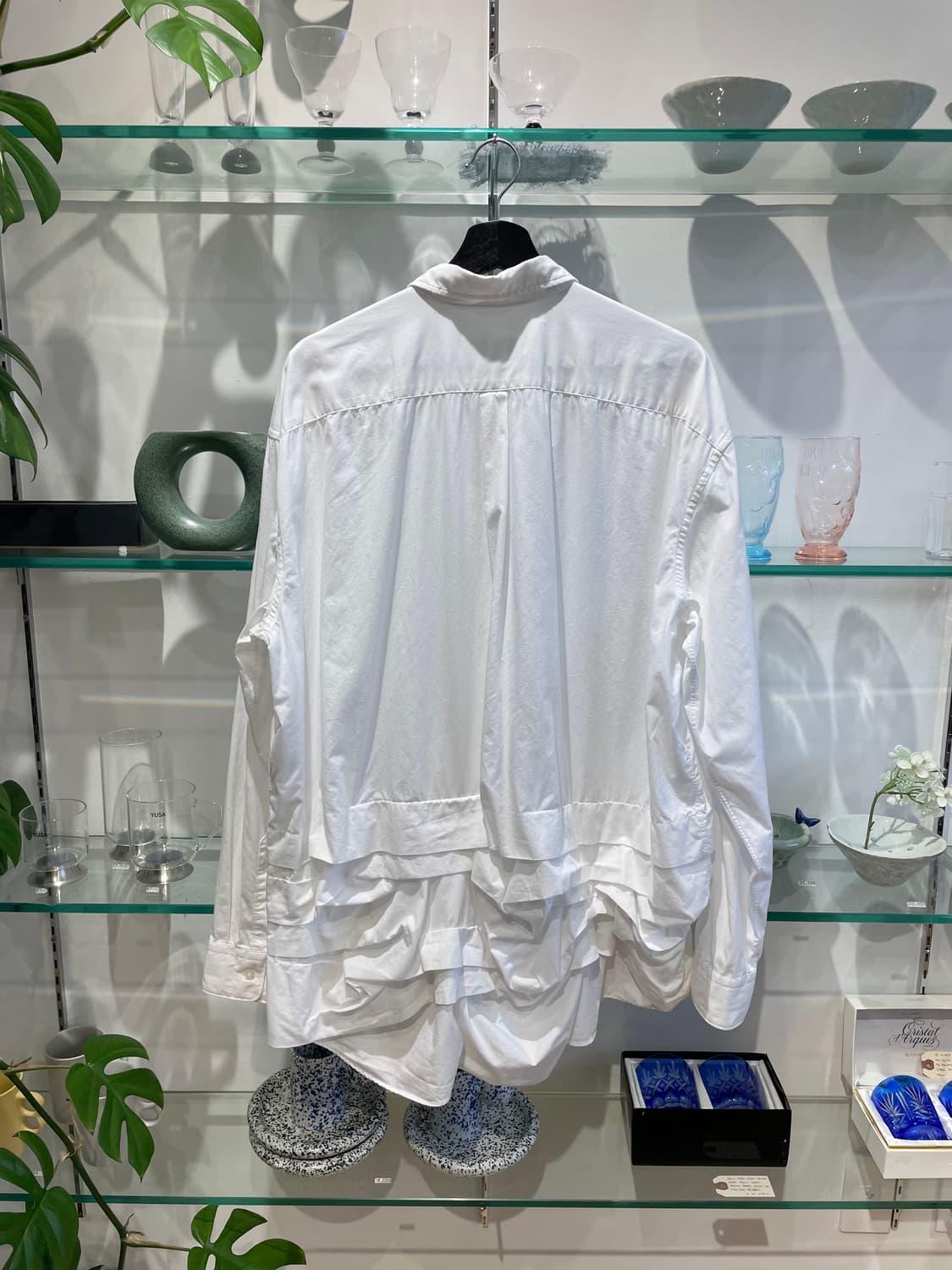 23AW 꼼데가르송 asymmetric ruffled shirt 상품이미지2