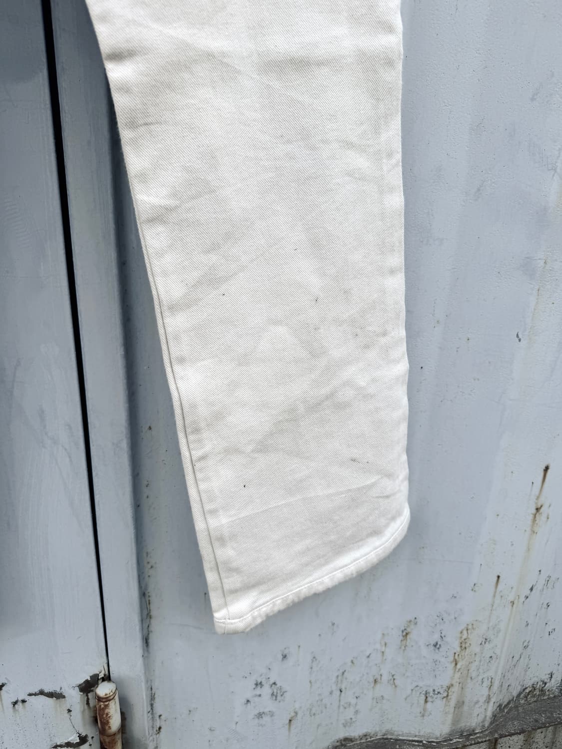 화이트 그래픽 스트레이트 진 상품이미지6