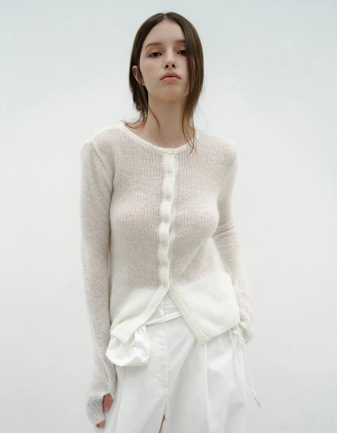 로우타이드 알파카 핸드워머 니트 상품이미지2