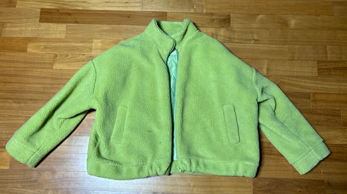 라이트그린 자켓 프리사이즈 상품이미지1