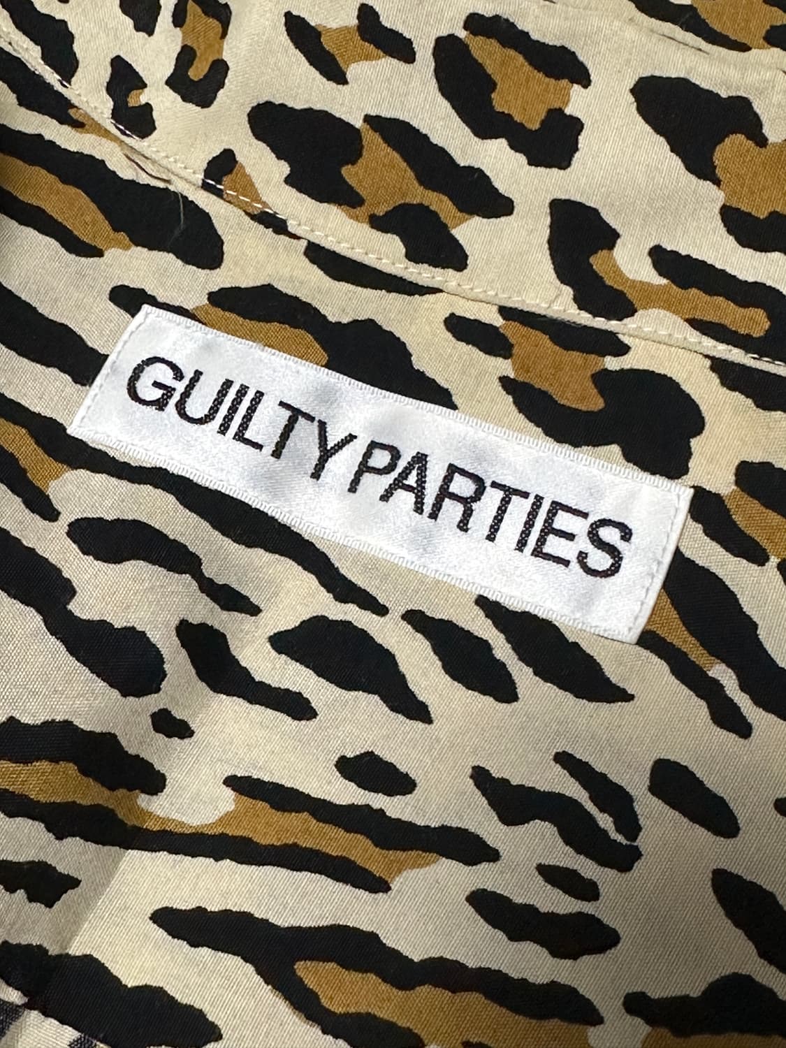 와코마리아 24ss 레오파드 하와이안 셔츠 L 상품이미지2