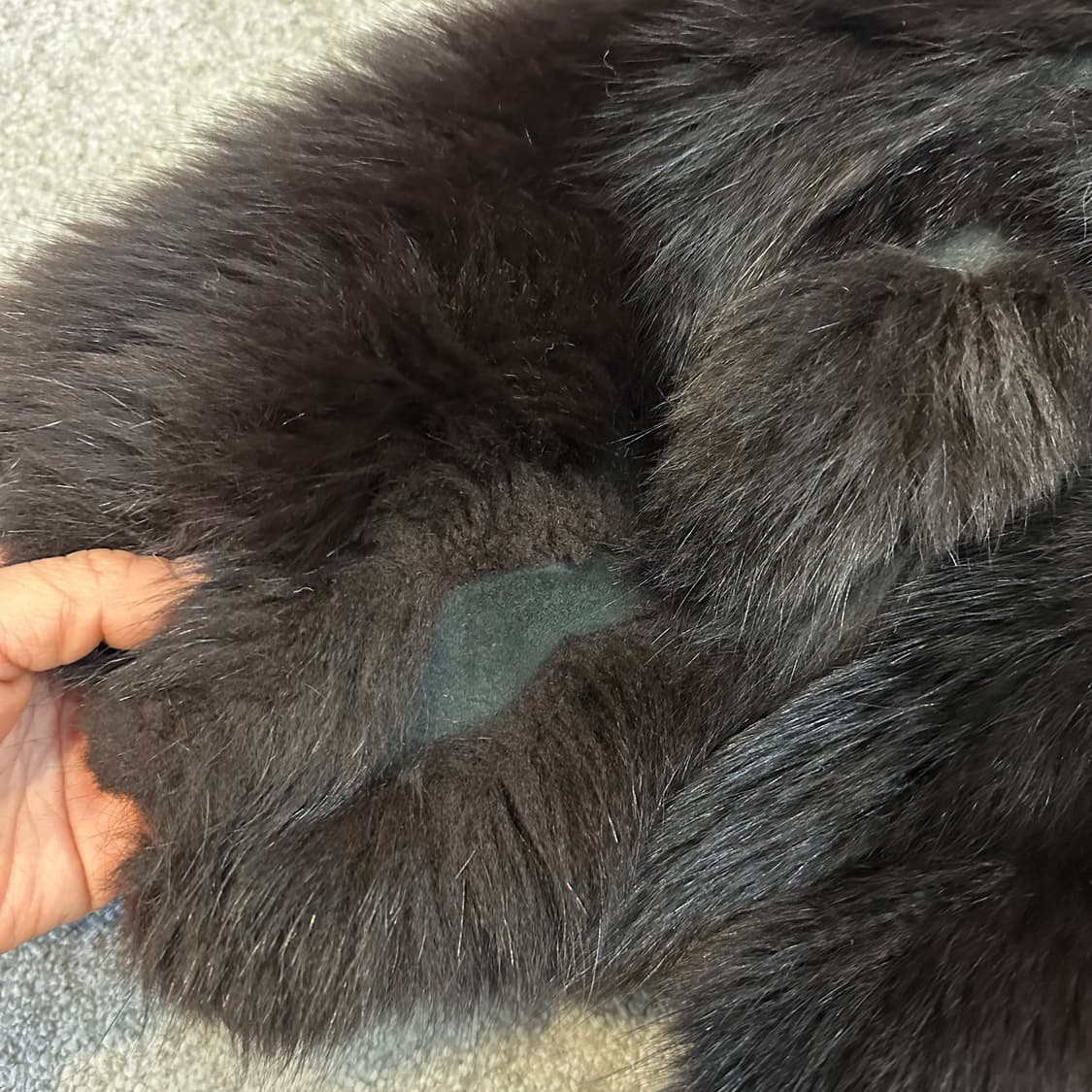 빈티지 블랙 크롭 사가폭스 퍼자켓M 상품이미지10