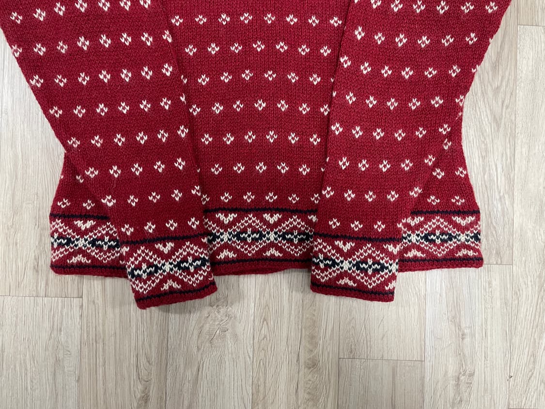 100) 80s 엘엘빈 버드아이 아노락 스웨터(미국제)RRL&LVC&폴로 상품이미지6