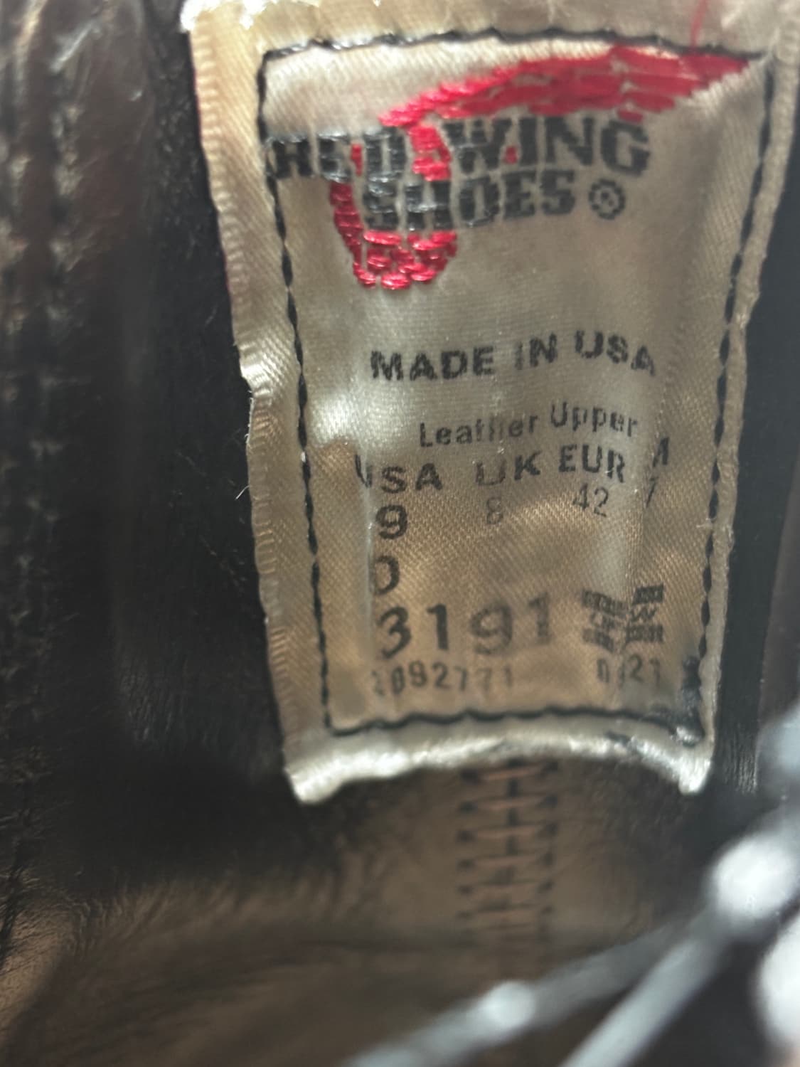 레드윙 클래식 첼시 3191 에보니하니스 (브라운차심) 9D 상품이미지5