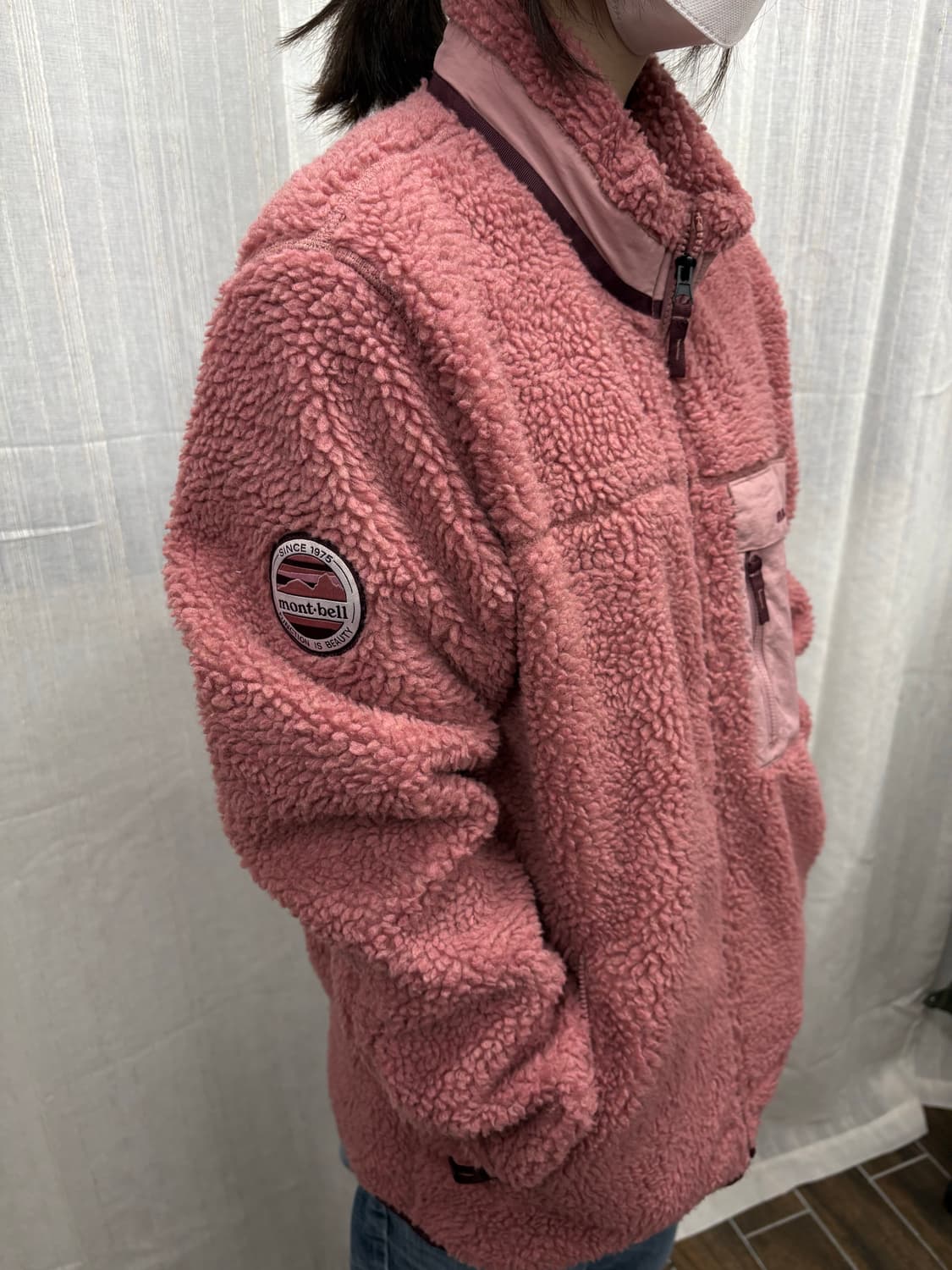 몽벨 인디핑크 양털 플리스 후리스 자켓 상품이미지2
