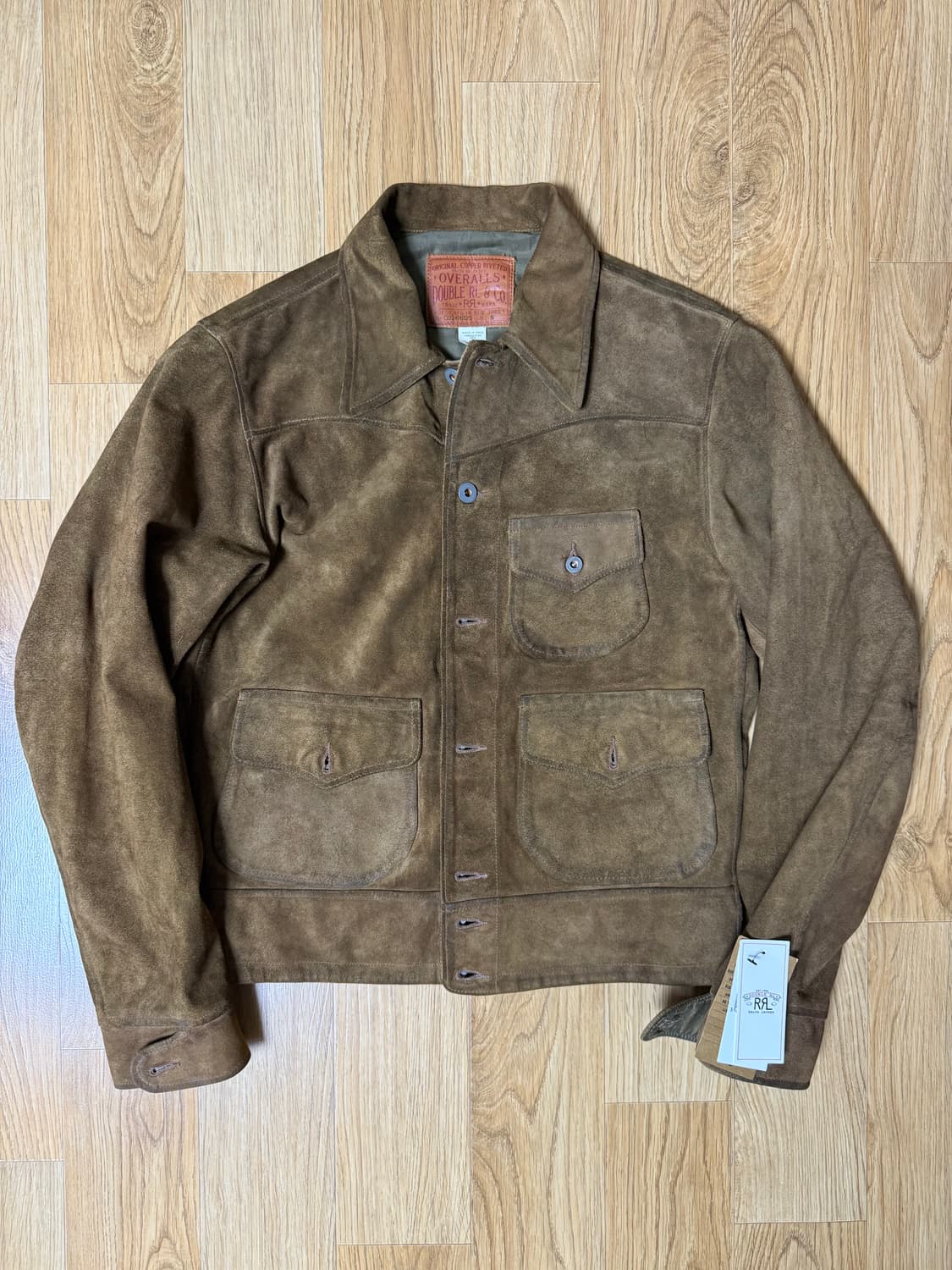 rrl 러프아웃 스웨이드 자켓 s 새상품 상품이미지1