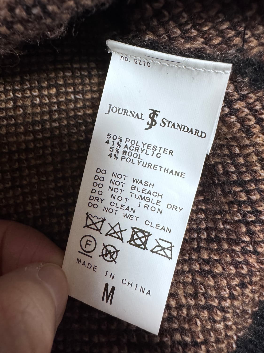 저널스탠다드 페이즐리 크루넥  니트 M 상품이미지5