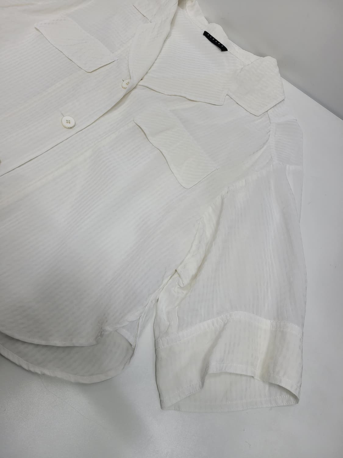 SISLEY 22SS 시슬리 레이온 셔츠형 자켓 / 여 91 (44)  상품이미지6