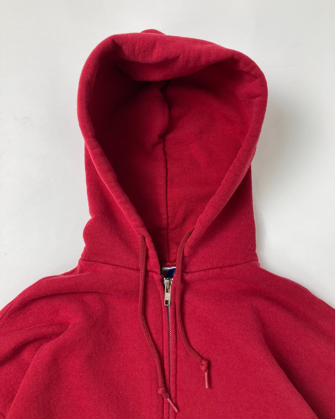 90s Russell Zip Up Hoodie (red) 상품이미지6