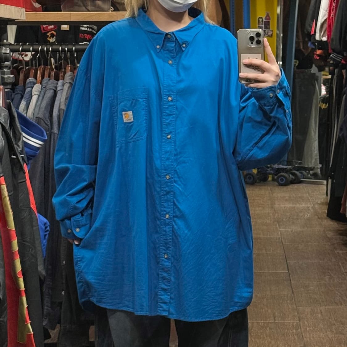 [HI] 칼하트 긴팔 셔츠 블루 상품이미지1